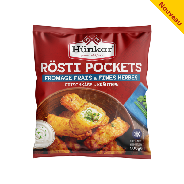 Frites 9 rosti pockets fromage fraisfines herbes 500g 1 | Hünkar