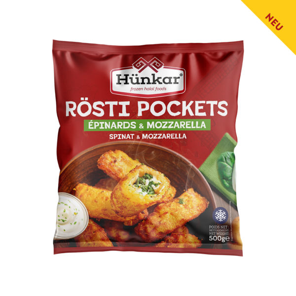 rosti pockets mozarella epinards 500g | Hünkar