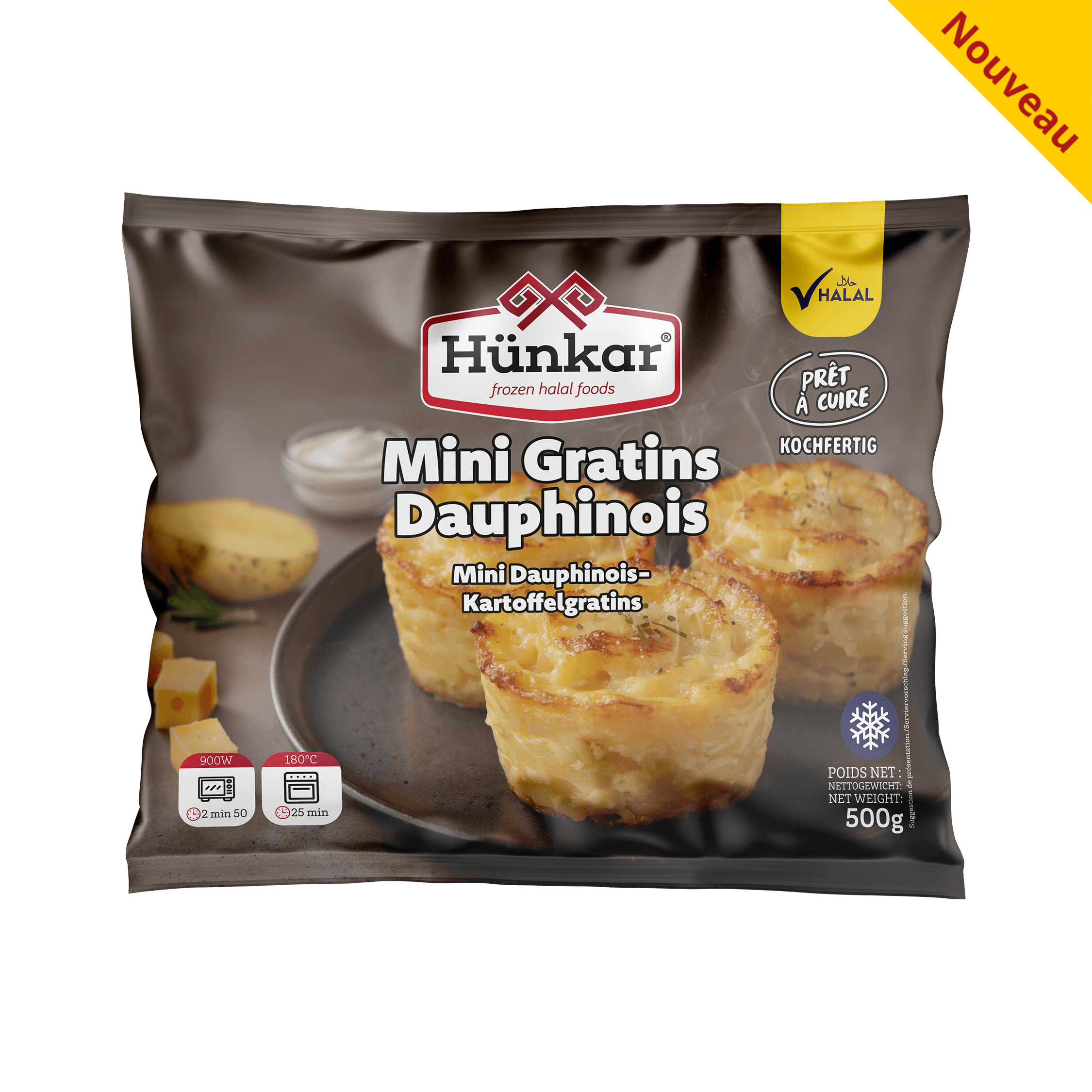 Mini Gratins Dauphinois 500g Mini Gratins Dauphinois 500g | Hünkar